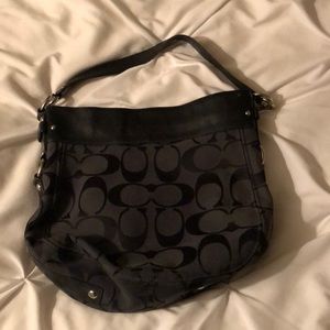 Black coach bag